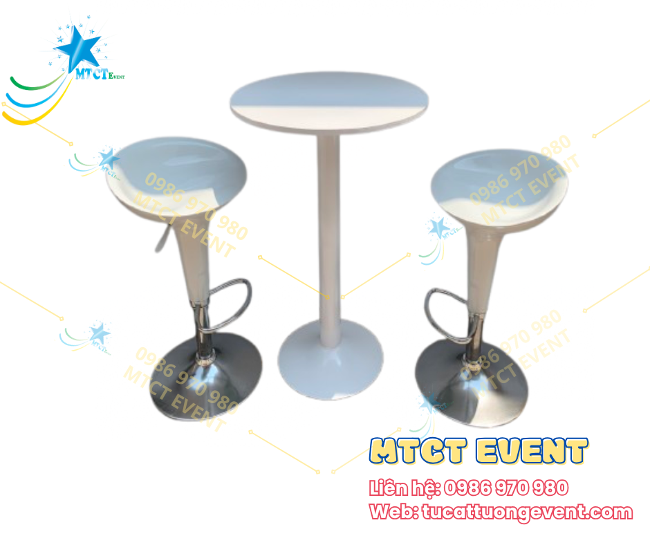 Ghế Bar Ly Trắng